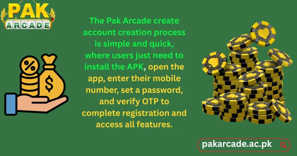 PakArcade Create Account